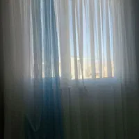 پرده حریر کاملا سالم و تمیز