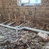 سیم کشی و لوله کشی آب ساختمان|خدمات پیشه و مهارت|شبستر, |دیوار