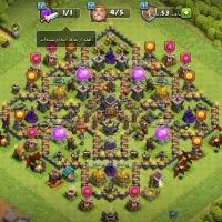 اکانت کلش تالار ۹ مکس