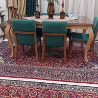میز ناهارخوری ۶ نفره با شیشه بسیار تمیز|میز و صندلی غذاخوری|تهران, دردشت|دیوار