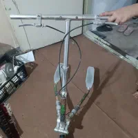 اسکوتر سه چرخ دو پایه ترمز دستی تمام آلیومینیوم|دوچرخه، اسکیت، اسکوتر|ملارد, |دیوار