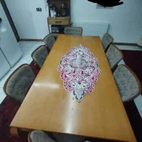 میز نهارخوری هشت نفره طوسی