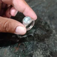 انگشتر  نگین الماس روس