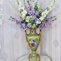 ۲۷ شاخه گل مصنوعی.گلدان فروشی نیس.فقط گل