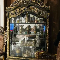 پارتیشن کله شیری چوب گردو اثر دست استاد همایی