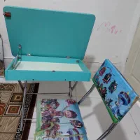 میز تحریر و کمد کتاب و جالباسی