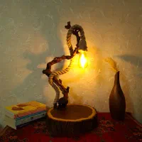 آباژور چوبی|چراغ خواب و آباژور|تهران, ارم|دیوار