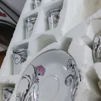 ست چایی خوری چینی پارس گل سرخی نو آکبند
