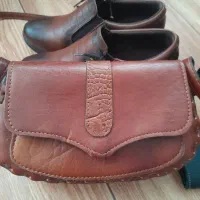 کیف چرم و کفش نو