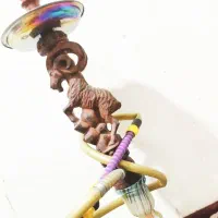 قلیون پرتقال نعناع ۳ساله راه افتاده حرفه ایی