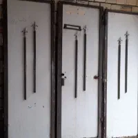 درب حیاطی ۳ لنگه ماشین رو