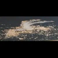 پودر رنگ طلایی صدفی