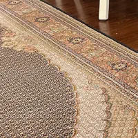 فرش ماشینی طرح ماهی ریز بافت