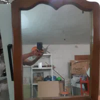آینه و میز دراور ۴ کشو سالم|جاکفشی، کمد، دراور|اراک, |دیوار