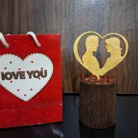 تندیس تمام چوبی المان رومیزی LOVE|مجسمه، تندیس، ماکت|بندرعباس, |دیوار
