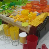 ست‌چها رنگ ظروف آشپزخانه