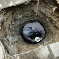 چاه کنی دیوار چینی