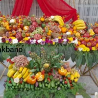 میوه آرایی یلدا حکاکی شب چله چیدمان دکور اموزش|خدمات پذیرایی، مراسم|قم, شهدا|دیوار