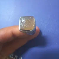 انگشتر عقیق یمن علی مولا نقطه ای