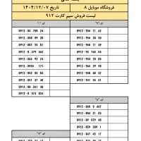 سیمکارت همراه اول 0912 رند اقساطی