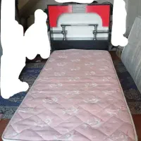 تختخواب یک نفره با دو تا تشک