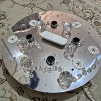 لوستر کریستالی ال ای دی دار