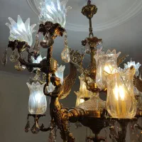 لوستر برنز اصل|لوستر و چراغ آویز|اندیشه, اندیشه فاز ۱|دیوار