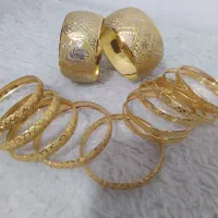 طلا تک پوش والنگو سایز سه