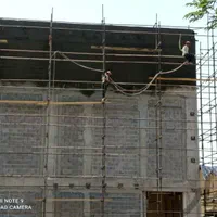 سیمانکاری(تگری و سیمان سفید) با دستگاه شاتکریت