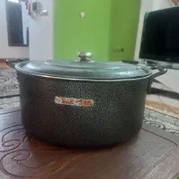 قابلمه تفلون زرساب سایز ۴۲ ( قطر ۴۲ و ارتفاع ۱۸)