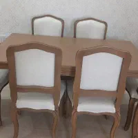 ناهارخوری ۶ نفره چوب راش