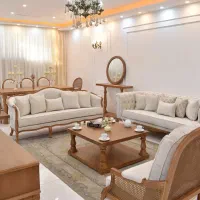 مبل فرانسوی  کلاسیک رنگ روشن کد46|مبلمان خانگی و میز عسلی|چهاردانگه (تهران), |دیوار