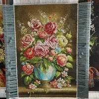 تابلو فرش گل 37/57