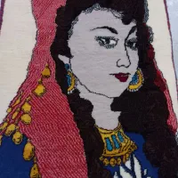 تابلو فرش دستباف|تابلو فرش|قم, شهرک توانیر|دیوار