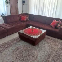مبل ۸نفره ال|مبلمان خانگی و میز عسلی|رشت, جانبازان|دیوار