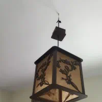 چراغ اتاق خواب با چوبی مدل طرحی
