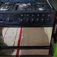 گاز ۵ شعله فر دار سالم|اجاق گاز و لوازم برقی پختوپز|رشت, حومه رشت|دیوار