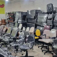 صندلی اداری صدفی چرخ دار