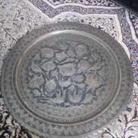 سینی مسی قلمکاری اصفهان|صنایع دستی و سایر لوازم تزئینی|قم, پردیسان|دیوار