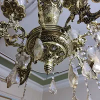 لوستر برنزی یا برنجی|لوستر و چراغ آویز|اهواز, شریعتی جنوبی|دیوار