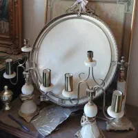 آینه شمعدان قدیمی