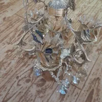 لوستر برنجی|لوستر و چراغ آویز|کوچصفهان, |دیوار