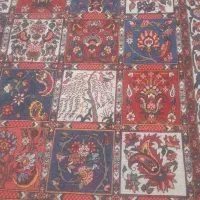 دوتخته ۶متری ریزبافت بارده|فرش|اصفهان, نقش جهان|دیوار