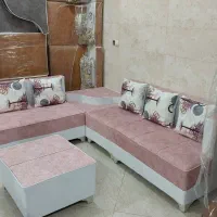 مبل ال کنج،ال دسته دوبل،باضمانت|مبلمان خانگی و میز عسلی|رشت, معلم|دیوار