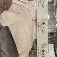 روتختی دونفره مخمل ژاکارد قیطون دوزی شده