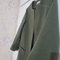 پالتو فوتر رنگ زیتونی سایز ۴۴