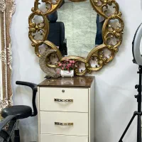 آینه گرد زیبا (جفت)