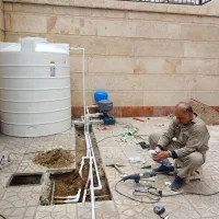 نصب تعمیر لوله کشی پمپ آب منبع آب مخزن آب کل تهران