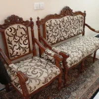 مبل نیم ست چوب