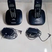 دو عددتلفن بی سیم پاناسونیک|تلفن رومیزی|مشهد, انقلاب|دیوار